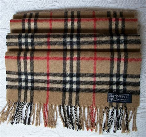 vintage burberry scarf 1980|authentic burberry plaid scarf.